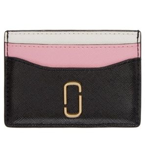 Marc Jacobs Black And Pink Card Holder